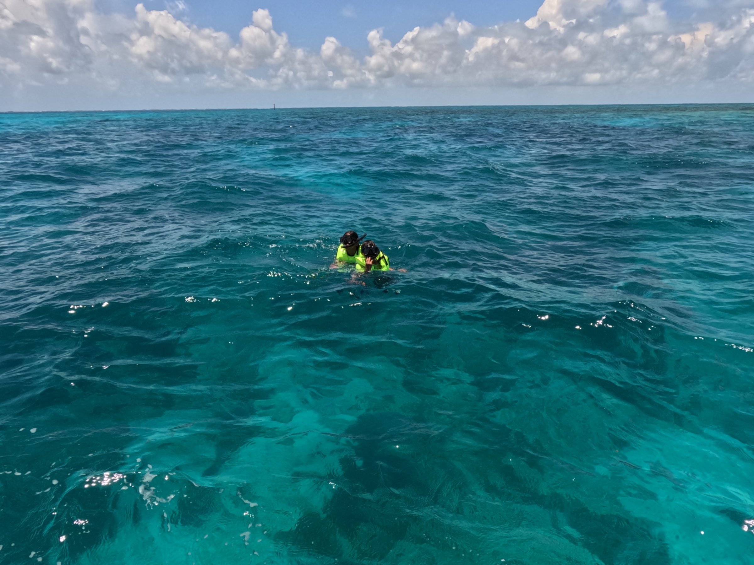 a body of water next to the ocean